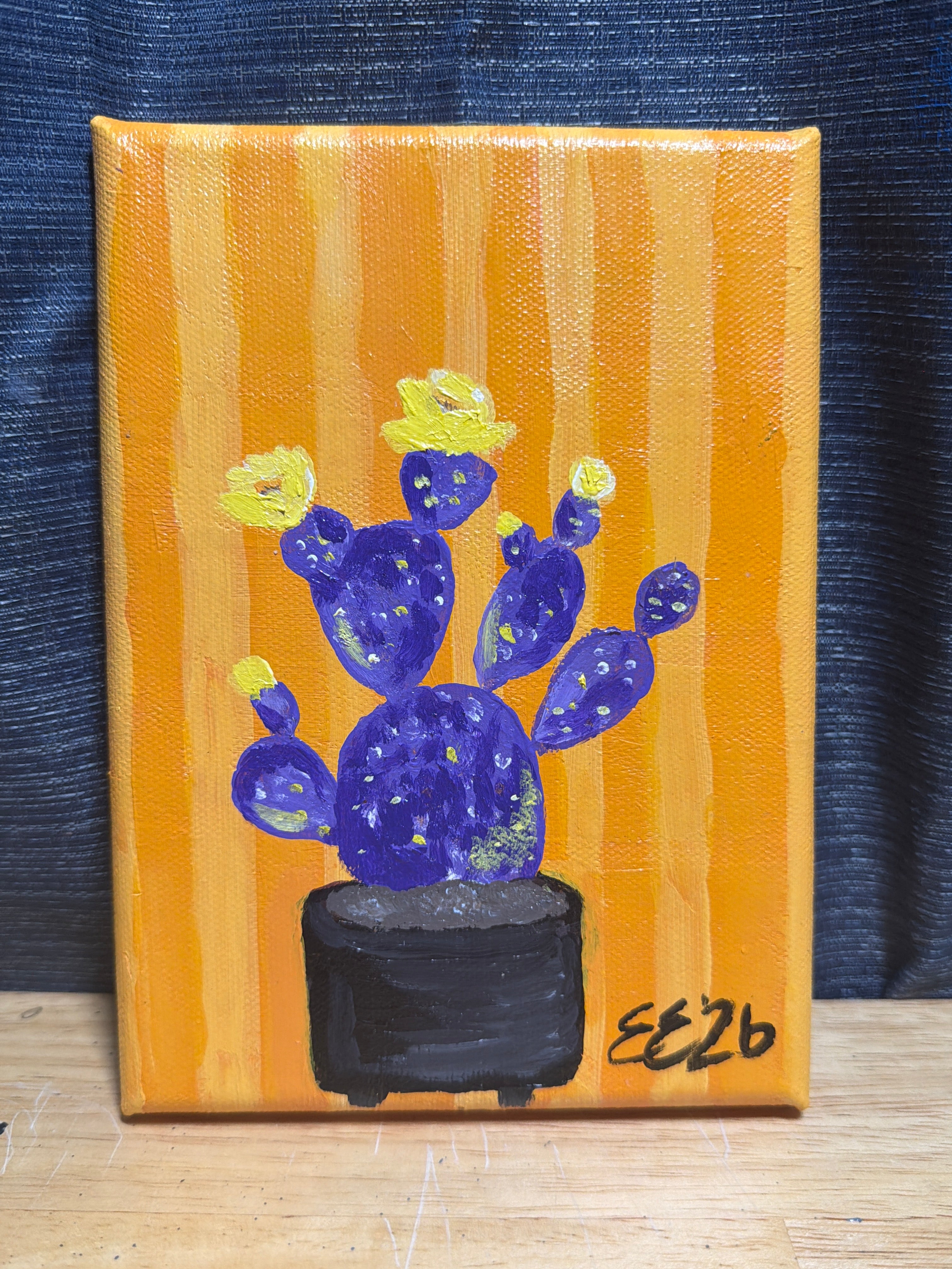 Purple prickly pear