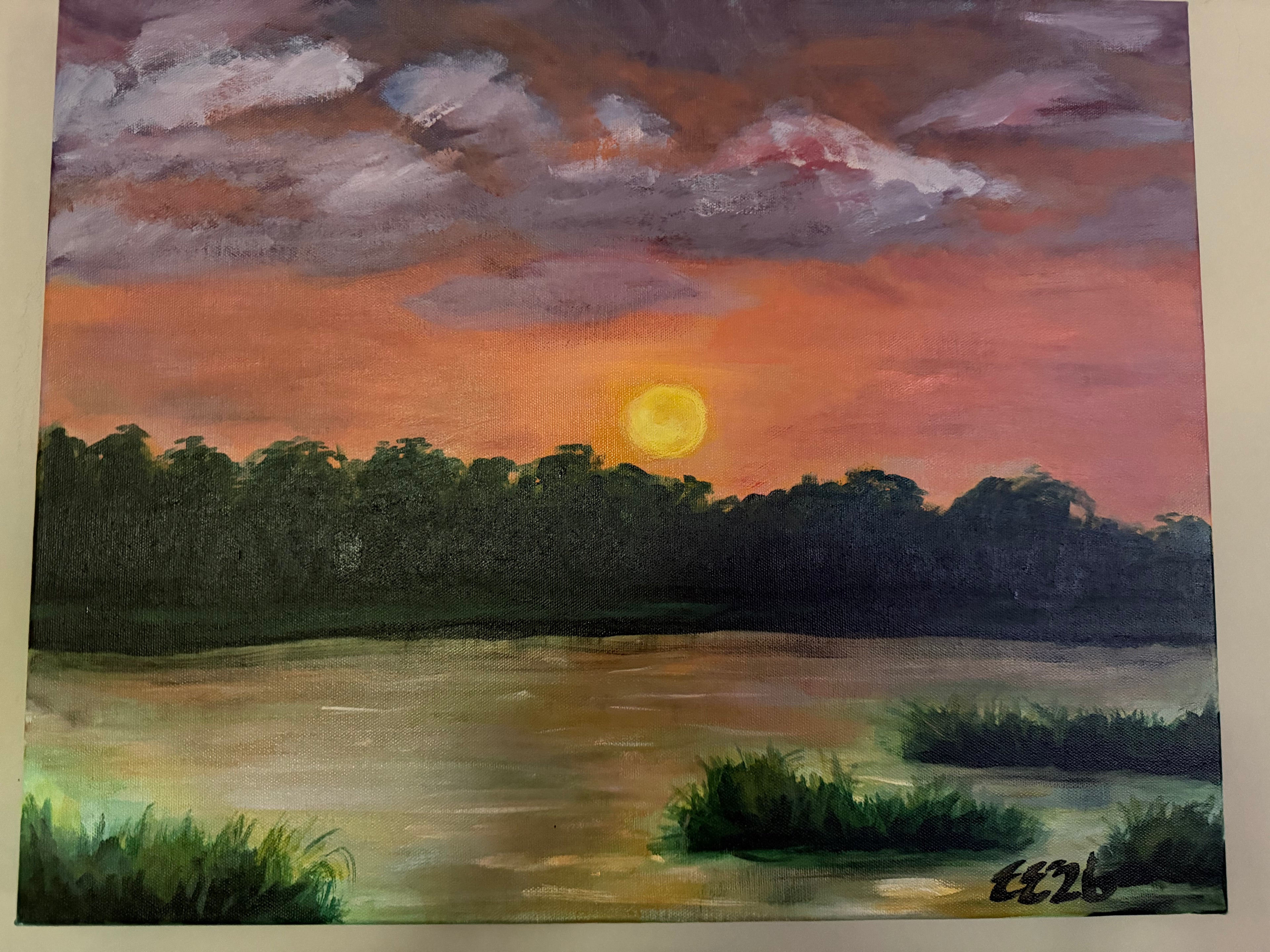 Marsh sunset
