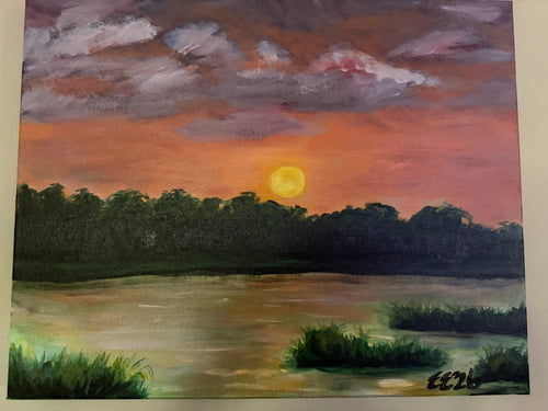 Marsh sunset